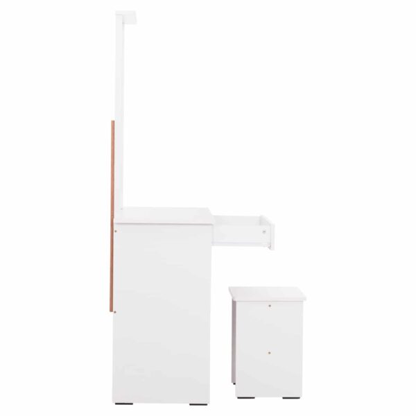 ΤΟΥΑΛΕΤΑ ΜΕ ΚΑΘΡΕΠΤΗ & ΣΚΑΜΠΟ CRYSTEL HM9938.01 ΜΕΛΑΜΙΝΗ ΛΕΥΚΗ 74x39x155Υεκ. - Image 5