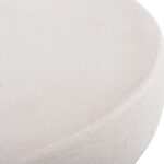 ΤΡΑΠΕΖΙ ΣΑΛΟΝΙΟΥ ΣΤΡΟΓΓΥΛΟ ΣΕΙΡΑ SANTORINI HM18051 MDF ΣΕ ΥΠΟΛΕΥΚΟ ΧΡΩΜΑ Φ60x42,5Υεκ. - Image 6