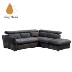 MONSERAT ΚΑΝΑΠΕΣ ΚΡΕΒΑΤΙ ΓΩΝΙΑ ΔΕΞΙΑ ΑΝΘΡΑΚΙ 254x224x90 01-2602