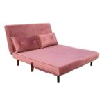 FALCON ΚΑΝΑΠΕΣ ΚΡΕΒΑΤΙ 2ΘΕΣΙΟΣ ΑΝΑΔΙΠΛΟΥΜΕΝΟΣ DUSTY PINK 121x90x80 01-3330 - Image 2