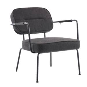 PRISLEY ΠΟΛΥΘΡΟΝΑ ΜΑΥΡΟ 73x66x78 01-3531