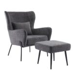 CHILLOUT ΠΟΛΥΘΡΟΝΑ ΣΚΑΜΠΩ ΣΕΤ ΓΚΡΙ ΣΚΟΥΡΟ 84x74x97.5 01-3540