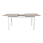 COTTAGE ΤΡΑΠΕΖΙ ΕΠΕΚΤΕΙΝΟΜΕΝΟ-Η ΛΕΥΚΟ ΦΥΣΙΚΟ 150x90x75 02-0512 - Image 2