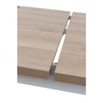 COTTAGE ΤΡΑΠΕΖΙ ΕΠΕΚΤΕΙΝΟΜΕΝΟ-Η ΛΕΥΚΟ ΦΥΣΙΚΟ 150x90x75 02-0512 - Image 4