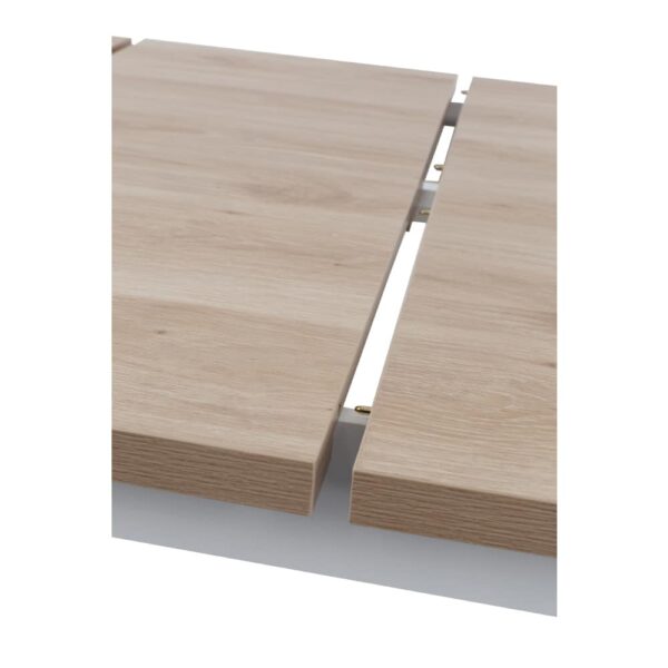 COTTAGE ΤΡΑΠΕΖΙ ΕΠΕΚΤΕΙΝΟΜΕΝΟ-Η ΛΕΥΚΟ ΦΥΣΙΚΟ 150x90x75 02-0512 - Image 4