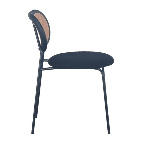 VINTAGE ΚΑΡΕΚΛΑ ΜΑΥΡΟ 47x55x76 03-1061 - Image 2