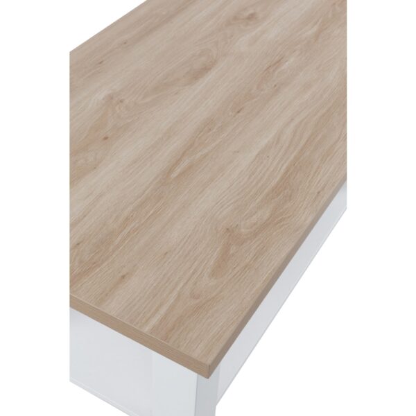 COTTAGE COFFEE TABLE ΛΕΥΚΟ ΦΥΣΙΚΟ 110x60x53 04-0875 - Image 3