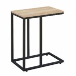 SUPPORT SIDE TABLE SONOMA ΜΑΥΡΟ 50x30x61 04-0917