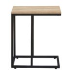 SUPPORT SIDE TABLE SONOMA ΜΑΥΡΟ 50x30x61 04-0917 - Image 2