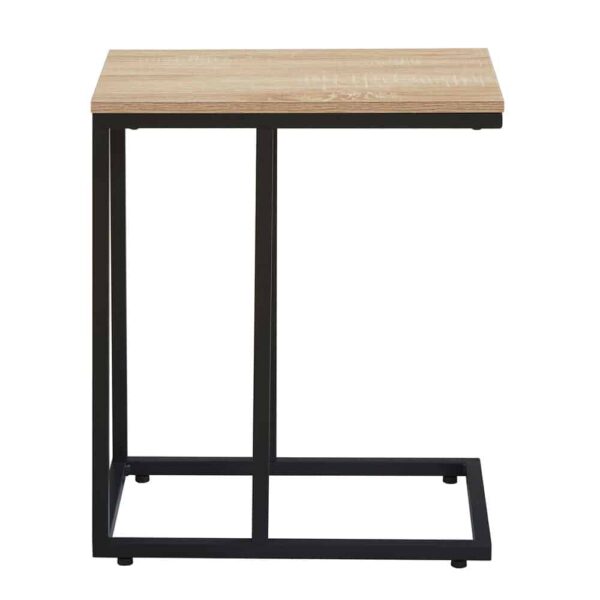SUPPORT SIDE TABLE SONOMA ΜΑΥΡΟ 50x30x61 04-0917 - Image 2