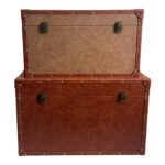 BRYST ΜΠΑΟΥΛΑ SET 2ΤΜΧ COGNAC PURO 64x40x40 04-0933