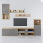 BETON ΣΥΝΘΕΤΟ SONOMA CEMENT ΑΝΟΙΧΤΟ 180x40xH190cm 05-0279