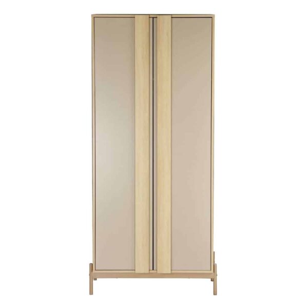 CAPPUCCINO ΝΤΟΥΛΑΠΑ 2ΠΟΡΤΕΣ LATTE SONOMA 84.6x50x185 06-0125 - Image 2