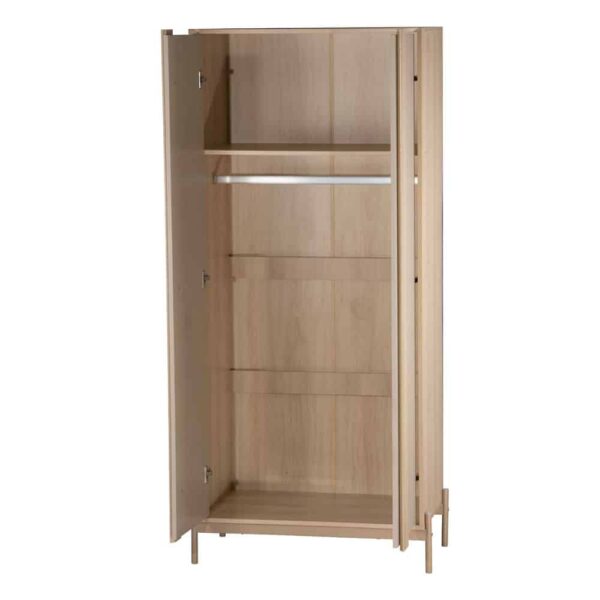 CAPPUCCINO ΝΤΟΥΛΑΠΑ 2ΠΟΡΤΕΣ LATTE SONOMA 84.6x50x185 06-0125 - Image 3