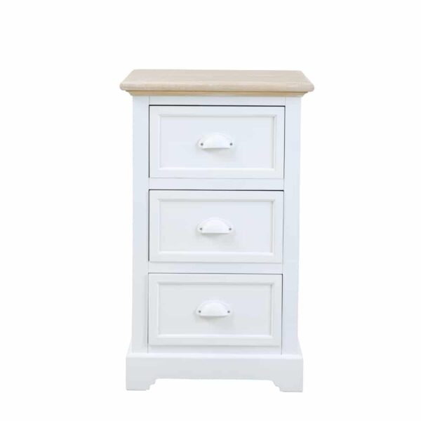 KIMOLOS ΚΟΜΟΔΙΝΟ 3ΣΥΡΤΑΡΙΑ ΛΕΥΚΟ ΦΥΣΙΚΟ 43x35x71 09-1550 - Image 2