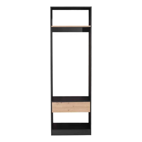 SYSTEM ΝΤΟΥΛΑΠΑ ΜΑΥΡΟ SONOMA 90x50x180 18-0026 - Image 3