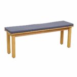 PIAZZA ΠΑΓΚΑΚΙ ΦΥΣΙΚΟ ΓΚΡΙ ΑΝΟΙΧΤΟ 130x35x45 22-0090