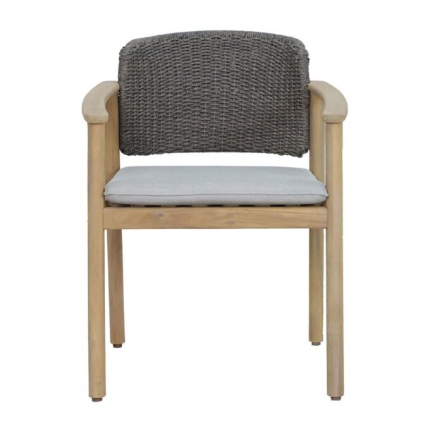 FREELAND ΚΑΡΕΚΛΑ ΜΑΞΙΛΑΡΙ ΦΥΣΙΚΟ ΓΚΡΙ 62x62.5x80.5 22-0225 - Image 3