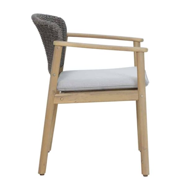 FREELAND ΚΑΡΕΚΛΑ ΜΑΞΙΛΑΡΙ ΦΥΣΙΚΟ ΓΚΡΙ 62x62.5x80.5 22-0225 - Image 4