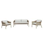 SUMATRA ΣΑΛΟΝΙ SET 1+2 ΦΥΣΙΚΟ BEIGE 22-0245