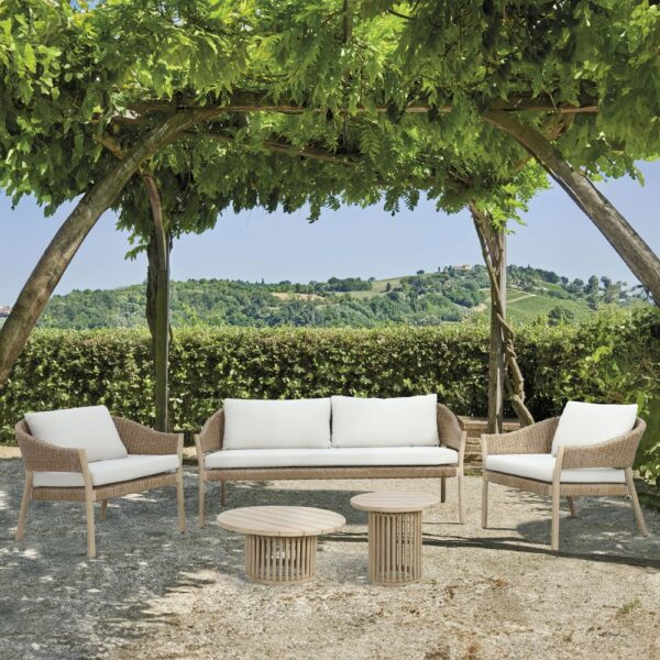 SUMATRA COFFEE TABLE ΦΥΣΙΚΟ 80x80x38 22-0246 - Image 2