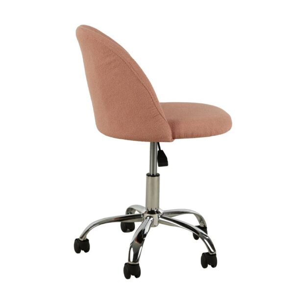 BOUCLE RONDA ΚΑΡΕΚΛΑ ΓΡΑΦΕΙΟΥ DUSTY PINK 48x51x84 25-0652 - Image 3