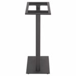 ΒΑΣΗ ΤΡΑΠΕΖΙΟΥ ΜΠΑΡ HM480.20 ΔΥΟ ΠΟΔΙΑ-ΜΕΤΑΛΛΙΚΗ ΣΕ ΓΚΡΙ ΧΡΩΜΑ 80x40x108Υεκ - Image 5