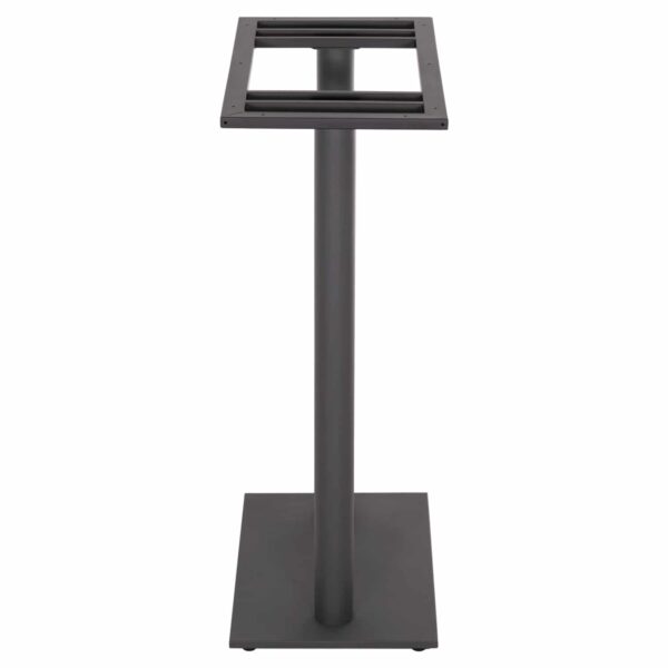 ΒΑΣΗ ΤΡΑΠΕΖΙΟΥ ΜΠΑΡ HM480.20 ΔΥΟ ΠΟΔΙΑ-ΜΕΤΑΛΛΙΚΗ ΣΕ ΓΚΡΙ ΧΡΩΜΑ 80x40x108Υεκ - Image 5