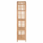 ΒΙΒΛΙΟΘΗΚΗ SIMOK HM9552 ΑΠΟ ΦΥΣΙΚΟ RATTAN ΣΕ ΦΥΣΙΚΟ ΧΡΩΜΑ 80x40x182Υεκ. - Image 4