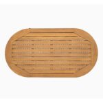 MARK Set Σαλόνι Κήπου 4τεμ, Acacia Φυσικό, Μαξιλάρια Μπεζ Rope Wicker Μπεζ 2 Πολυθρ+1 Καναπ+1 Τραπεζάκι - Image 8