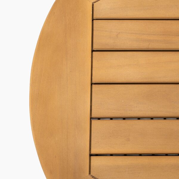 MARK Set Σαλόνι Κήπου 4τεμ, Acacia Φυσικό, Μαξιλάρια Μπεζ Rope Wicker Μπεζ 2 Πολυθρ+1 Καναπ+1 Τραπεζάκι - Image 9