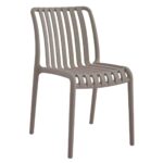 MODA-Ν Καρέκλα Στοιβαζόμενη PP, Απόχρωση Mocha 51x57x78cm - Image 2