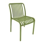 MODA-Ν Καρέκλα Στοιβαζόμενη PP, Απόχρωση Πράσινο 51x57x78cm - Image 2
