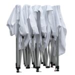 GAZEBO ΕΠΑΓΓΕΛΜΑΤΙΚΟ ΒΑΡΕΩΣ ΤΥΠΟΥ CRESSEN HM6307 ΠΤΥΣΣΟΜΕΝΟ ΑΛΟΥΜΙΝΙΟΥ 3x6x3,4Y - Image 4