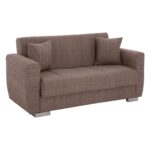 ΚΑΝΑΠΕΣ ΚΡΕΒΑΤΙ POLYA ΔΙΘΕΣΙΟΣ ΚΑΦΕ HM3241.02 153x87x77 εκ.