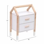 ΚΟΜΟΔΙΝΟ ΠΑΙΔΙΚΟ PEPE HM2489.03 ΛΕΥΚΗ ΜΕΛΑΜΙΝΗ-ΠΕΥΚΟ ΣΕ ΦΥΣΙΚΟ 46x30x67Υεκ. - Image 3