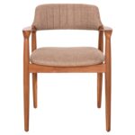 ΠΟΛΥΘΡΟΝΑ JAMES HM18259 TEAK WOOD ΜΕ ΣΑΜΠΑΝΙ ΥΦΑΣΜΑ 57x52x76Υεκ. - Image 3