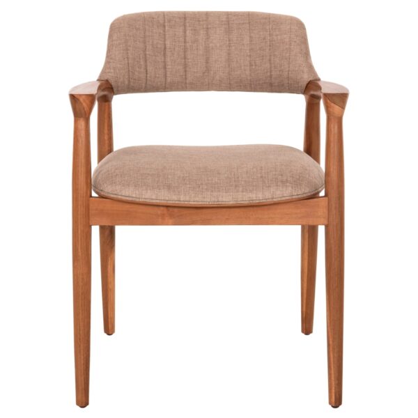 ΠΟΛΥΘΡΟΝΑ JAMES HM18259 TEAK WOOD ΜΕ ΣΑΜΠΑΝΙ ΥΦΑΣΜΑ 57x52x76Υεκ. - Image 3