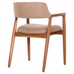 ΠΟΛΥΘΡΟΝΑ JAMES HM18259 TEAK WOOD ΜΕ ΣΑΜΠΑΝΙ ΥΦΑΣΜΑ 57x52x76Υεκ. - Image 5