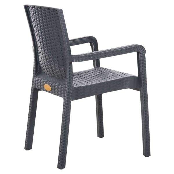 ΠΟΛΥΘΡΟΝΑ ΠΟΛΥΠΡΟΠΥΛΕΝΙΟΥ VECTOR HM6148.01 ΑΝΘΡΑΚΙ ΧΡΩΜΑ 56,5x55x87Υεκ. - Image 5