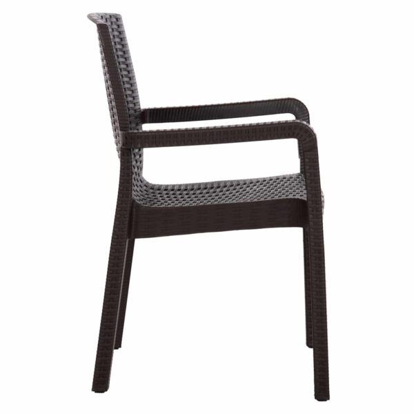 ΠΟΛΥΘΡΟΝΑ ΠΟΛΥΠΡΟΠΥΛΕΝΙΟΥ VECTOR HM6148.06 ΚΑΦΕ ΧΡΩΜΑ 56,5x55x87Υεκ. - Image 4