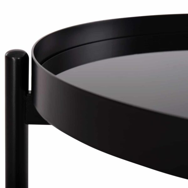 ΣΕΤ 2ΤΜΧ ΤΡΑΠΕΖΙΑ ΣΑΛΟΝΙΟΥ SEITZ HM21086 ΜΕΤΑΛΛΟ-ΣΥΝΘΕΤΙΚΟ RATTAN Φ80εκ & Φ50εκ - Image 5