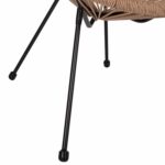 ΣΕΤ ΕΞΩΤΕΡΙΚΟΥ ΧΩΡΟΥ 3ΤΜΧ ACAPULCO HM21100 TWISTED WICKER-ΜΕΤΑΛΛΟ - Image 5