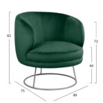 ΣΕΤ ΣΑΛΟΝΙ 3ΤΜΧ ARIEN HM11051.03 ΚΥΠΑΡΙΣΣΙ ΒΕΛΟΥΔΟ-ΧΡΥΣΗ ΒΑΣΗ - Image 3