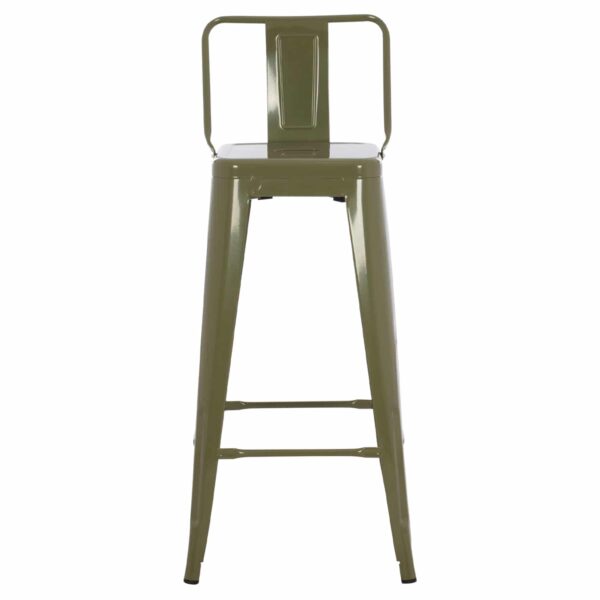 ΣΚΑΜΠΟ BAR ME ΠΛΑΤΗ ΜΕΤΑΛΛΙΚΟ MELITA-PRO HM8643.43 DARK OLIVE GREEN 42x42x100Υεκ. - Image 3