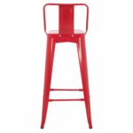 ΣΚΑΜΠΟ BAR ME ΠΛΑΤΗ ΜΕΤΑΛΛΙΚΟ MELITA-PRO HM8643.44 ΚΟΚΚΙΝΟ 42x42x100Υεκ. - Image 6