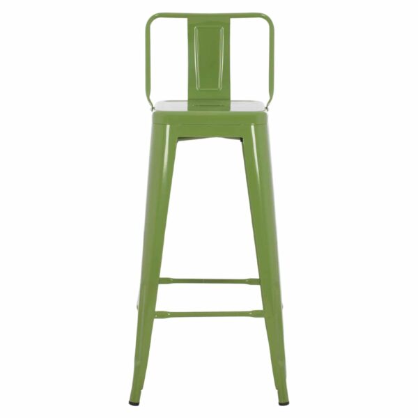 ΣΚΑΜΠΟ BAR ME ΠΛΑΤΗ ΜΕΤΑΛΛΙΚΟ MELITA-PRO HM8643.53 LIGHT OLIVE GREEN 42x42x100Υεκ. - Image 3