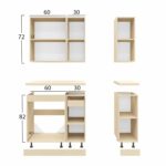 ΣΥΝΘΕΣΗ ΚΟΥΖΙΝΑΣ ΑΠΟ ΜΕΛΑΜΙΝΗ SONAMA ΠΑΓΚΟΣ ΒΑΚΕΛΙΤΗ 120x47x84,8Υεκ.HM2465.01 - Image 2