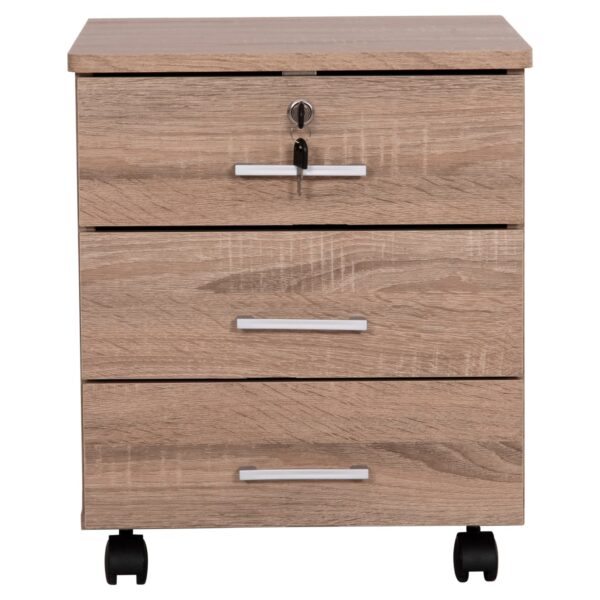 ΣΥΡΤΑΡΙΕΡΑ ΓΡΑΦΕΙΟΥ HAYDEN HM2282.02 ΣΕ SONAMA ΧΡΩΜΑ 39.5x40x46.5Υεκ - Image 3