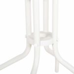 ΤΡΑΠΕΖΙ ΕΞ.ΧΩΡΟΥ ΣΤΡΟΓΓΥΛΟ LINO HM5973.02 ΜΕΤΑΛΛΙΚΟ ΛΕΥΚΟ Φ60x70Υεκ. - Image 6